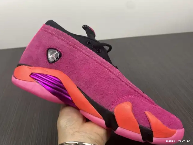 Rep Shocking DH4121-600 14 Pink Retro Jordan Low (W) 0419